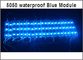 5050 LED Bule Light Modulo lineal 12V 3leds Modulo de moldeo por inyección Modulo de iluminación Modulos publicitarios para la letra del canal Led proveedor