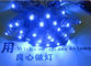 9mm luz LED expuesta 5V luz LED azul 50pcs/cuerdas para la decoración de la tienda cartelera proveedor