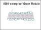 luz retroiluminada monocromática del módulo 5050 3led a la iluminación arquitectónica verde del color 12V proveedor