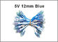 DC5V 12mm LED Pixel String Color Azul Iluminación de señalización a prueba de agua Letras de canal LED proveedor
