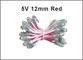50 Pcs/Lot DC5V 12mm LED Modulo de píxeles Luz de punto rojo Luz para letras de luz proveedor