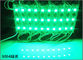 La lámpara competitiva DC 12V LED de la publicidad de la prenda impermeable del color verde de los módulos 3LED de SMD 5054 iluminó muestras proveedor