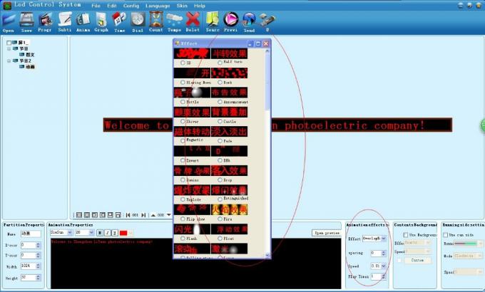 ZH-Um la pantalla de visualización de la tarjeta de regulador del puerto de USB 5V llevó la exhibición del Multi-área del sistema de control de módulo asincrónica