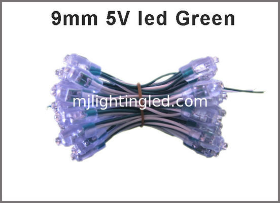 CHINA La señalización verde de la prenda impermeable de la iluminación de la Navidad del pixel de las bolas 9m m LED de DC5V LED llevó el contraluz llevado nameboard de las letras de canal proveedor