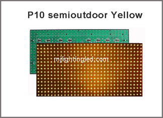 CHINA color 320*160 32*16pixels del amarillo de la pantalla de visualización de 5V P10 para el módulo de la cartelera P10 LED de la tienda del mensaje de publicidad proveedor