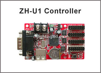 CHINA color llevado programable del puerto del sistema de control de exhibición de 5V ZH-U1 RS232+USB solo: 1024*32; color 512*32,320*48 del dule 672*48 proveedor