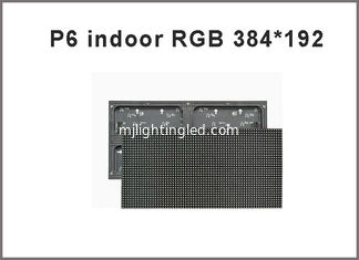 CHINA 384*192mm 64*32 píxeles 1/16 Escaneo 3in1 SMD RGB Full Color P6 Modulo LED para pantalla de pantalla LED interior, pared de video LED proveedor