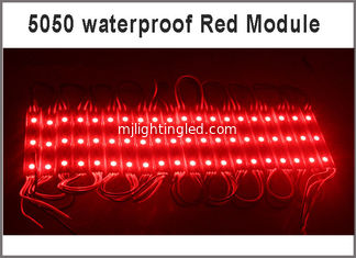 CHINA módulos ligeros impermeables de la retroiluminación LED del módulo de SMD 5050 LED amarillos/verde/prenda impermeable roja/azul/blanca/caliente IP65 DC12V del blanco proveedor