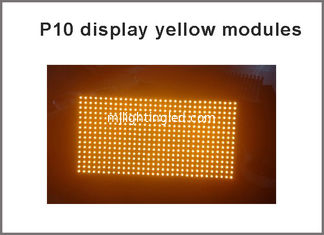 CHINA el panel móvil digital de la cartelera de la muestra de PH10/P10 del módulo en línea amarillo Semi-al aire libre de la pantalla LED llevó la muestra llevada de texto proveedor