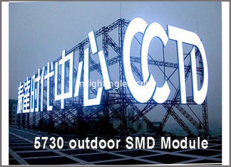 CHINA las letras al aire libre de la iluminación del color blanco de los módulos de 5050SMD 12V LED que hacen publicidad de la muestra impermeable de la señalización LED llevada hacen excursionismo proveedor