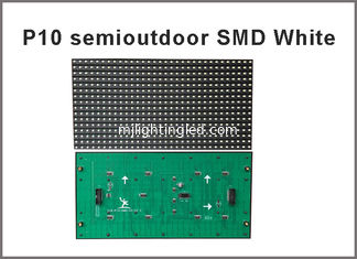 CHINA 5V P10 SMD llevó el color blanco 320*160 32*16pixels de la luz de la exhibición del módulo para la matriz de punto llevada señalización de la publicidad del semioutdoor proveedor