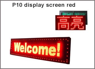 CHINA La información de balanceo programable ROJA de la radio y del usb del semioutdoor de la muestra de P10 LED llevó la muestra llevada mensaje de la pantalla de visualización proveedor