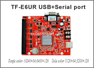 CHINA TF-E6UR Tarjeta de control de pantalla LED Soporte 1600 P10 módulos Siete tarjetas de control programables de placa de color proveedor
