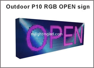 CHINA La INMERSIÓN al aire libre P10 RGB de la pantalla del alto brillo de la prenda impermeable SMD P10 del pixel al aire libre a todo color LED de la pantalla LED 10m m llevó el panel proveedor