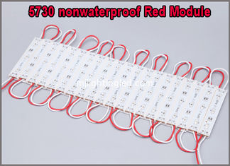 CHINA el smd 5730 llevó la prenda impermeable IP67 del rojo del módulo 3leds DC12V para la garantía al aire libre llevada de la decoración de la letra de canal 2 años proveedor