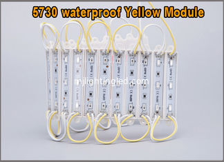 CHINA Los módulos del alto brillo SMD 5730/5630 LED para las letras de la muestra impermeabilizan la luz decorativa amarilla de IP65 3led/pcs DC12V proveedor
