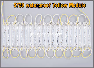 CHINA 20PCS el amarillo más brillante 5730 luz decorativa del módulo de 3 LED para la publicidad de la muestra de la letra proveedor
