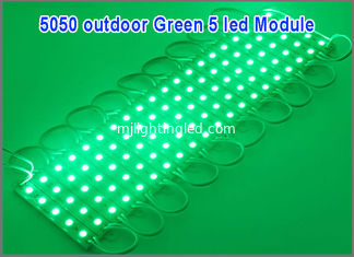 CHINA Nuevos 20PC/LOT 5 LED módulos del contraluz de DC 12V del módulo de la prenda impermeable SMD 5050 encienden la luz roja blanca del azul IP67 del verde amarillo proveedor