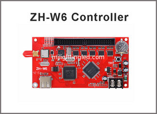 CHINA El wifi ZH-W6 llevó la tarjeta llevada radio de la muestra del wifi del módulo del sistema de control LED P10, tarjeta de control del tablero del accionamiento de disco de U proveedor