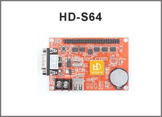 CHINA HUIDU HD-X41 HD-S64 1*50PIN 1024*256 USB y la tarjeta de control del puerto serie LED para el color solo y dual llevaron la pantalla de visualización proveedor