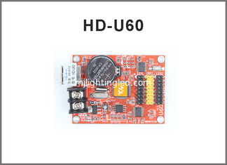 CHINA HD-A40S HD-U60 P10 Controlador de pantalla LED de un solo color y doble color para señales móviles LED con comunicación USB U-Disk proveedor
