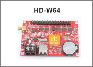 CHINA El regulador de exhibición llevado asincrónico HD-W64 HD-W42 para la función sola/dual/a todo color de wifi+U-disk llevó la muestra proveedor