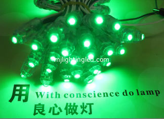 CHINA el color verde de la luz 5V de la secuencia del módulo de 9m m LED llevó 50pcs/String la prenda impermeable ligera IP67 para hacer publicidad de letras proveedor