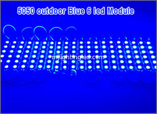 CHINA Los módulos del pixel SMD5050 6 LED impermeabilizan la luz llevada 12V IP67 para la publicidad de la Navidad proveedor