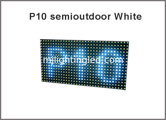 CHINA Pantalla de visualización blanca Semi-al aire libre de mensaje del módulo de la pantalla LED de color de la pantalla LED P10 de DIY proveedor