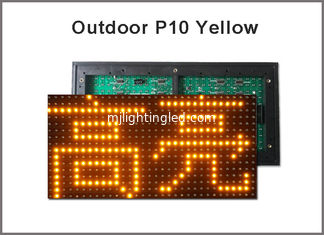 CHINA La prenda impermeable llevada al aire libre del amarillo del módulo P10 llevó el tablero, 320MM*160M M, módulo llevado, pixel 32*16 proveedor