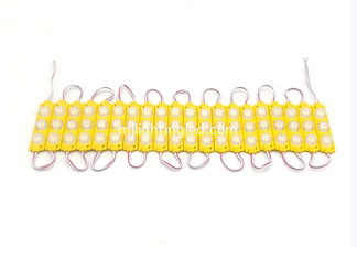 CHINA Lámpara de módulo LED amarillo resistente al agua SMD3030 3 LED Module strip para publicidad Iluminación retroiluminación proveedor