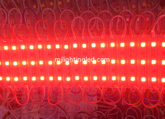 CHINA Módulo brillante estupendo de la luz de la publicidad del módulo LED de SMD 5054 LED para la prenda impermeable 75 de la muestra DC12V 3led (L)*12 (W)*5 (H proveedor