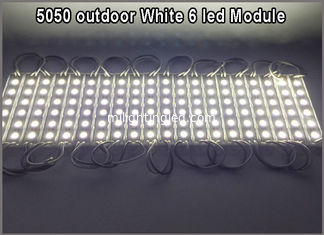 CHINA 5050 6 módulos ligeros decorativos de la prenda impermeable IP65 12V del módulo del LED blancos proveedor