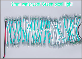 CHINA decoración ligera llevada verde LED del alto brillo de la luz 5V de la secuencia del pixel de 9m m mini proveedor