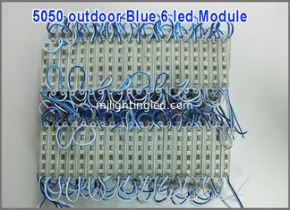 CHINA 12V llevó color llevado del azul de los módulos del módulo 6 del pixel de las letras de canal 5050 proveedor