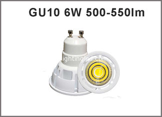 CHINA 6W MAZORCA LED Downlight GU10 220V 400-450LM, iluminaciones llevadas interiores PF&gt;0.9 proveedor