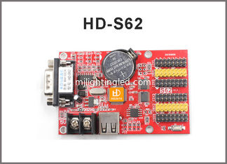 CHINA Tarjeta de control LED de Huidu HD-Q41 HD-S62 Sistema de visualización LED USB + puerto SERIAL 1024 * 64 píxeles para pantalla LED P10 proveedor