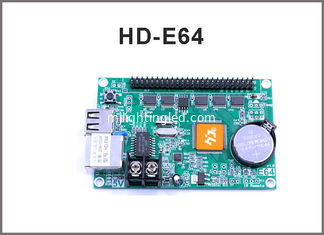 CHINA Color de la tarjeta de control de exhibición del LAN del sistema de control de Huidu HD-E64 HD-E42 solo y regulador de pantalla dual de la pantalla a color proveedor