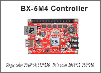 CHINA BX-5M4 Controlador 256*512 Pixel Led Controller Card Tarjeta de control de color único/doble P10 Modulo Led para señal de marcha LED proveedor