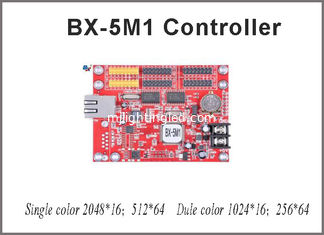 CHINA BX-5M1 Controladores de módulos LED 64*512 píxeles Tarjeta de control de color único/doble LED para P10 Mensaje de pantalla de pantalla de señalización LED proveedor