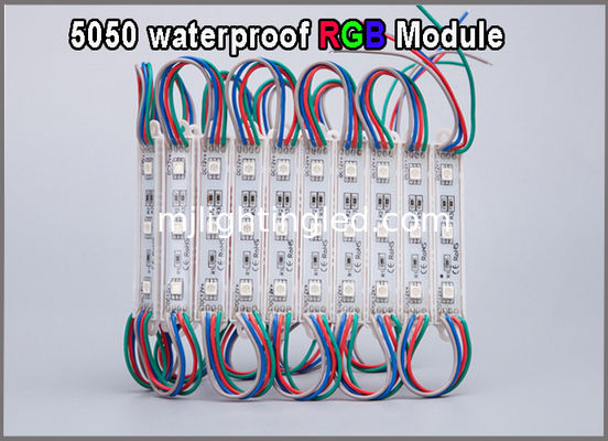 CHINA CE ROHS Módulo de luz LED RGB 5050 SMD impermeable para retroiluminación de tablero publicitario LED proveedor