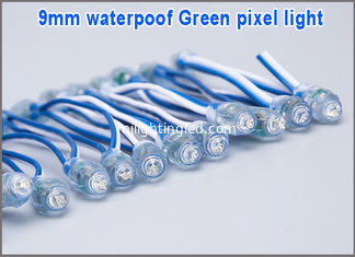 CHINA Módulo de la luz del pixel del contraluz LED del bulbo del bombilla del LED para la prenda impermeable de la muestra 9m m 0.1W RGB IP68 proveedor
