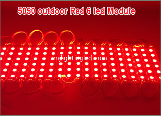 CHINA Modulo de luz de fondo LED 3 chips 5050SMD 12V lámpara resistente al agua luz de fondo LED de color rojo proveedor