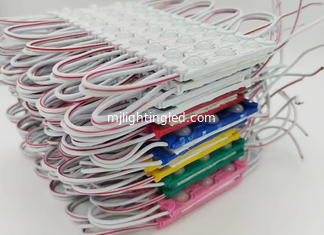 CHINA 6011 3leds LED Modulo 12V 2835 1.5W Alto brillo para la caja de luz Carta publicitaria Signo de inyección Lente moldeada Luz proveedor