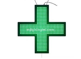 CHINA Farmacia LED Cross Light Sign Cartel 60cm Indoor Cross Display Sign Rojo verde Azul Amarillo Blanco color proveedor