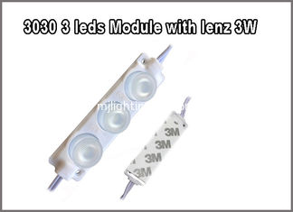 CHINA 3030 3W SMD blanco 3 llevaron los módulos del pixel del módulo 12V con 160degree lenz para la caja de luz proveedor