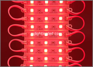 CHINA Modulos de luz de fondo LED DC12V 5050 Luz roja impermeable para letras de canal LED proveedor