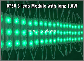 CHINA módulos de la inyección de Lenz DC12V del módulo del pixel de 1.5W 5730 3chips LED para el rosa blanco amarillo azulverde rojo de las muestras de publicidad proveedor