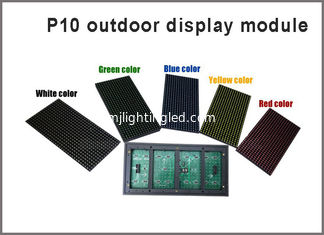 CHINA Tablero de mensajes de mudanza de 5V P10 LED de la exhibición blanca amarilla azulverde roja al aire libre de los módulos 320*160m m proveedor