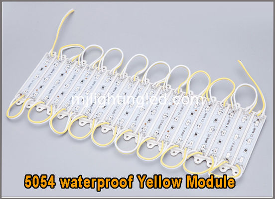 CHINA 5730 DC12V 3leds Módulo LED SMD Amarillo Impermeable para Señalización Exterior proveedor